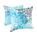 2 Pack Outdoor Throw Pillows Waterproof Fade Resistant Patio Cushions Soft Comfortable Decorative Pillow Covers 18 X18