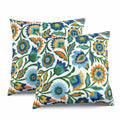 2 Pack Outdoor Throw Pillows Waterproof Fade Resistant Patio Cushions Soft Comfortable Decorative 18 X18