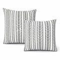 2 Pack Outdoor Throw Pillows Waterproof Fade Resistant Patio Cushions Soft Comfortable Decorative Pillow Covers 18 X18