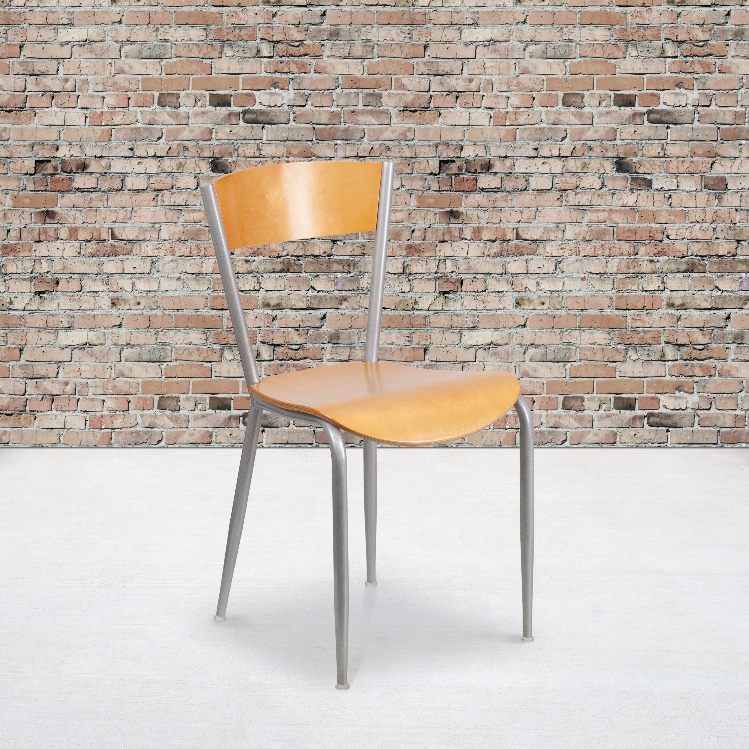 Lancaster Home Metal Wood Restaurant Chair Set Of 2