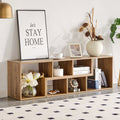 2 Pieces Cube Tv Stand Gaming Entertainment Center Media Stand Open Storage Bookcase Shelf 2 Shelf Bookcase L Shaped Tv