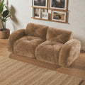 2 Seater Tufted Velvet Sofa Boneless Cloud Couch With 32D High Density Foam No Assembly Living Room Sofa
