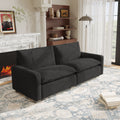 2 Seater Upholstered Cloud Couch Modular Sectional Sofa For Living Room And Bedroom