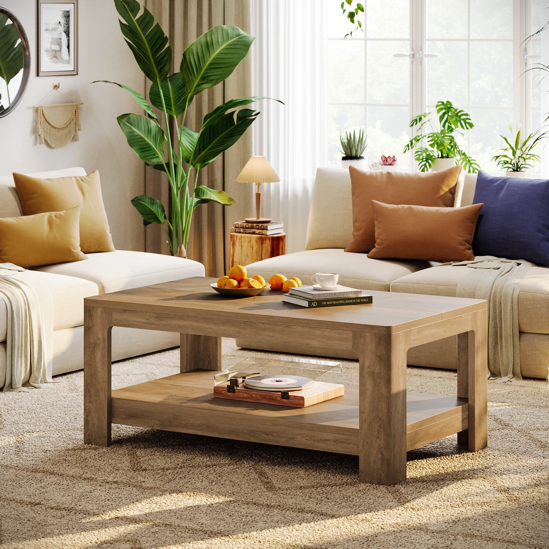 2 Tier Coffee Table For Living Room