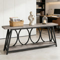 2 Tier Hall Table Vintage Console Table Sturdy Sofa Table