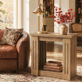 2 Tier Side Table Farmhouse End Table With Storage
