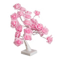 2 Ft Pre Lit Valentines Day Twig Tree With 24 Rose Shaped Led Lights