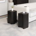 2 In 1 Irregular Mgo End Table Split Design