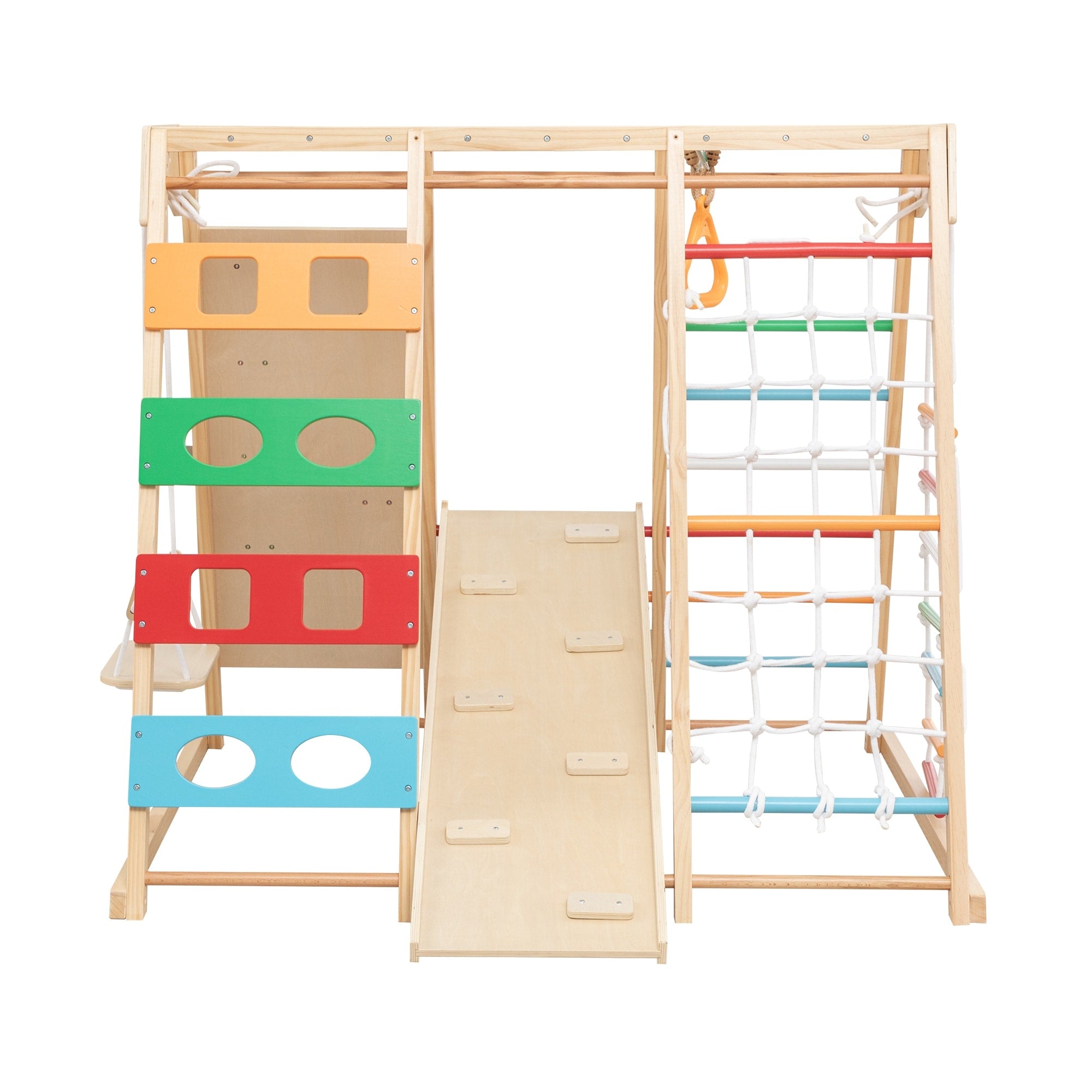 2 In 1 Slide Climb Set 9 In 1 Outdoor Playset For Motor Skills Fun Safe Play