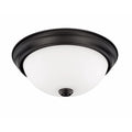 Capital Lighting Ceiling Collection 2 Light Brushed Nickel Flush Mount