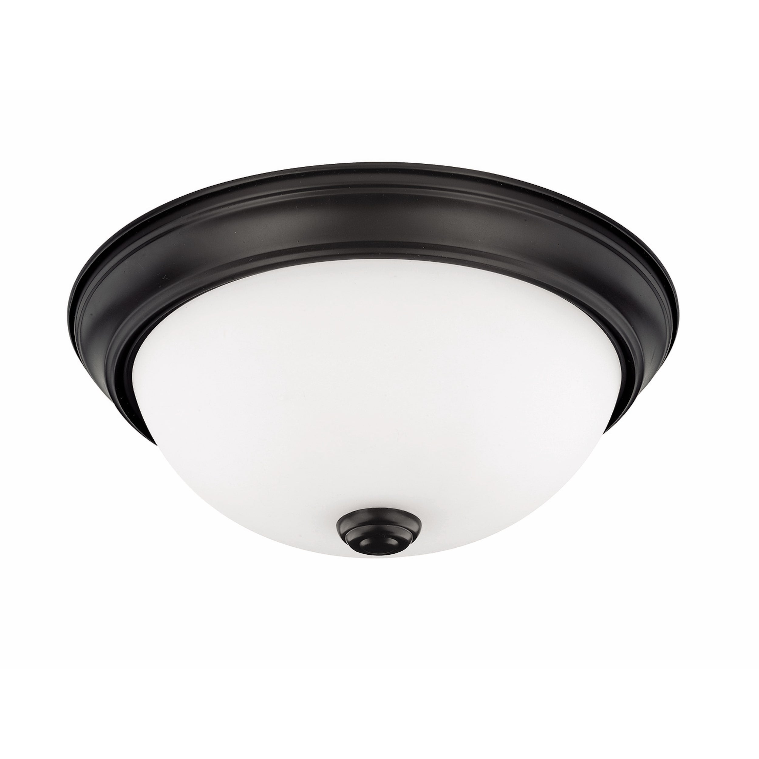 Capital Lighting Ceiling Collection 2 Light Brushed Nickel Flush Mount