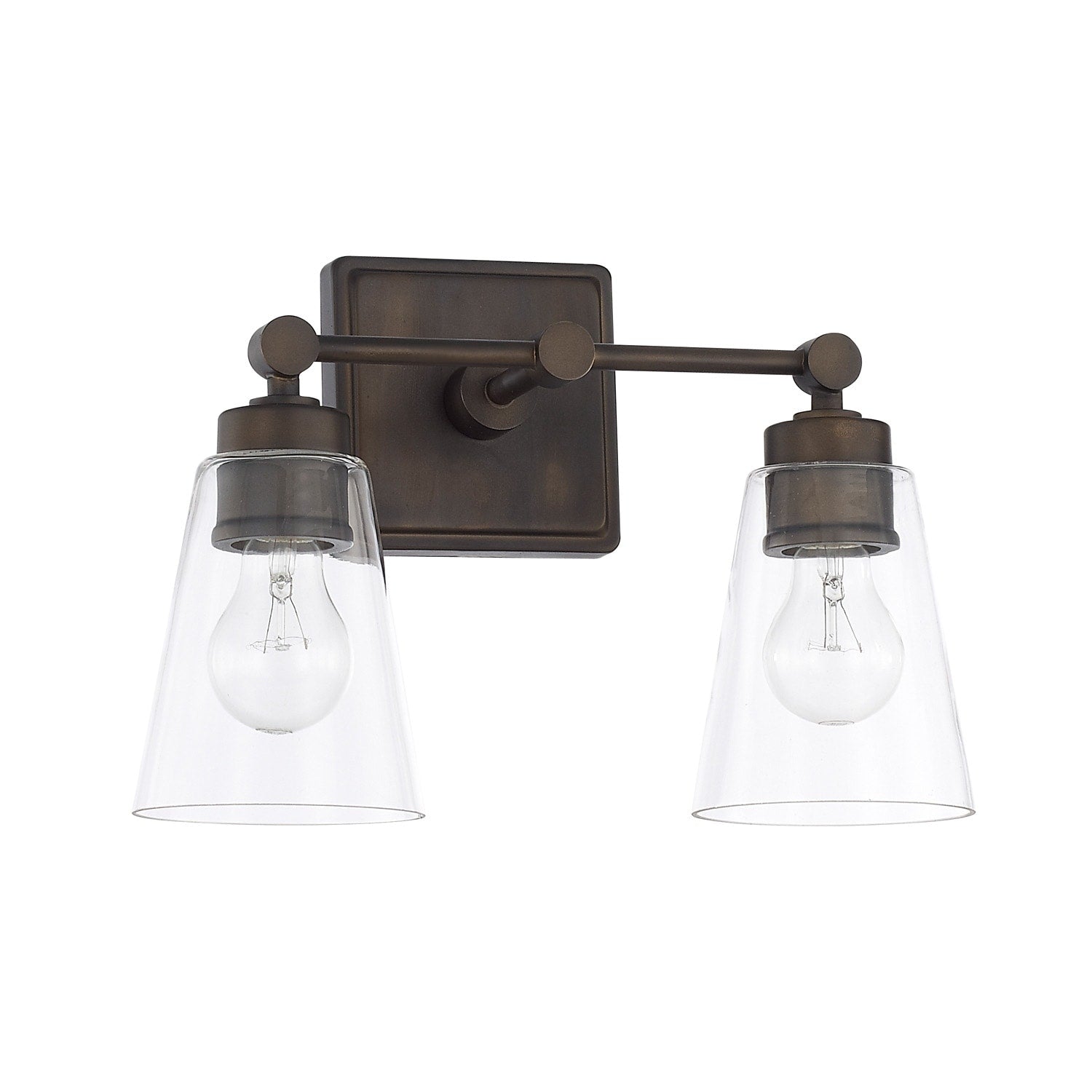 Capital Lighting Signature Collection 2 Light Olde Bronze Bath Vanity Light