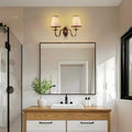 2 Light Wall Sconce Metal Bulb Wall Lights Gold Bedroom Lights N A