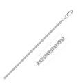 2.2Mm 14K White Gold Forsantina Lite Cable Link Chain