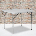 34Sq Plastic Fold Table