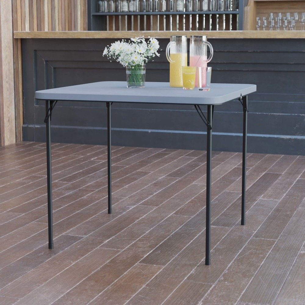 34Sq Plastic Bi Fold Table