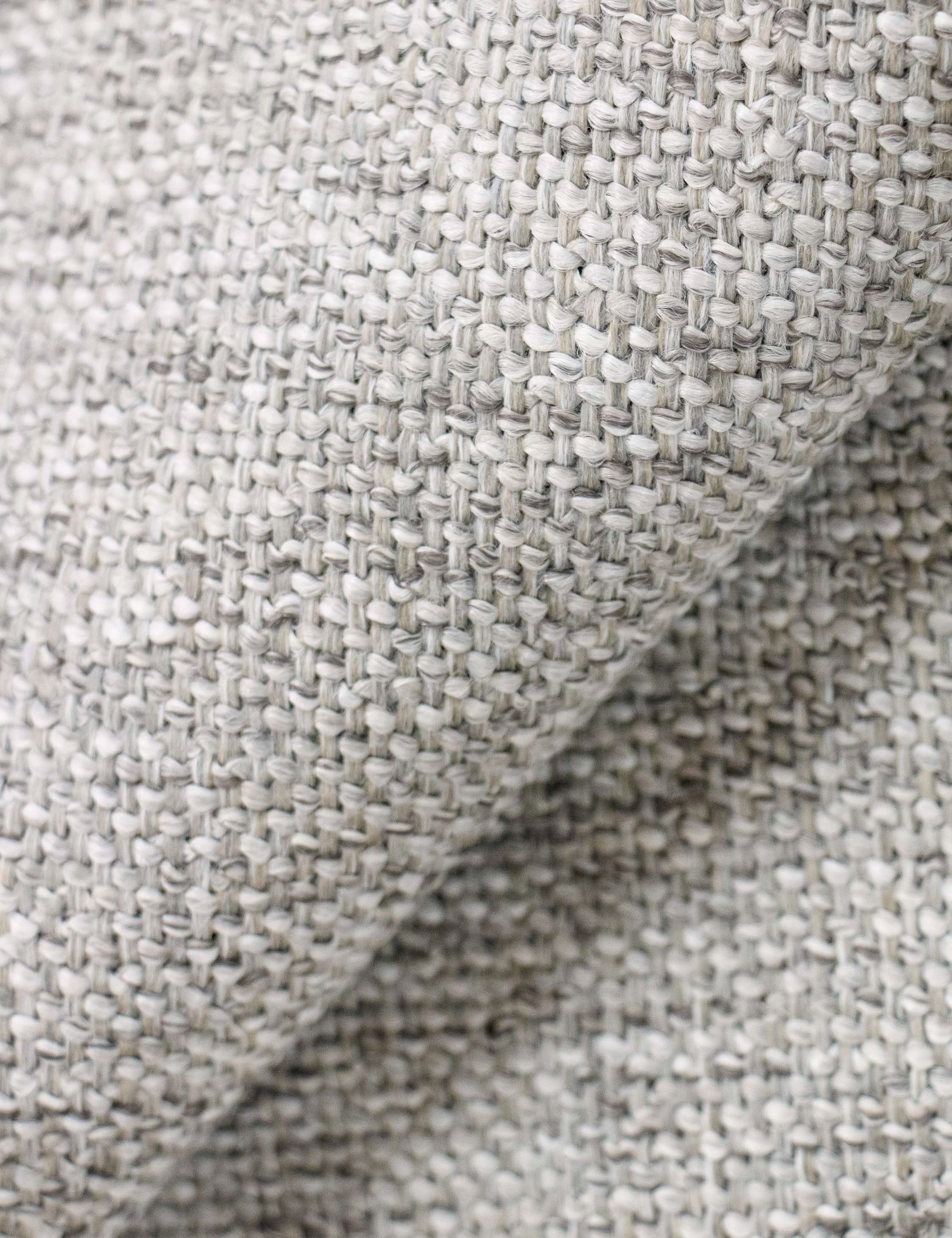 Steel Performance Basketweave Fabric Swatch