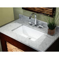 20 3 4 Inch European Style Rectangular Shape Porcelain Ceramic Bathroom Undermount Sink