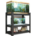 20 30 Gallon Fish Tank Stand Metal Aquarium Stand Adjustable Heavy Duty Reptile Tank Stand Adjustable 3 Tier Fish Tank Shelf