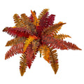 20 Autumn Boston Fern Artificial Plant Set Of 3