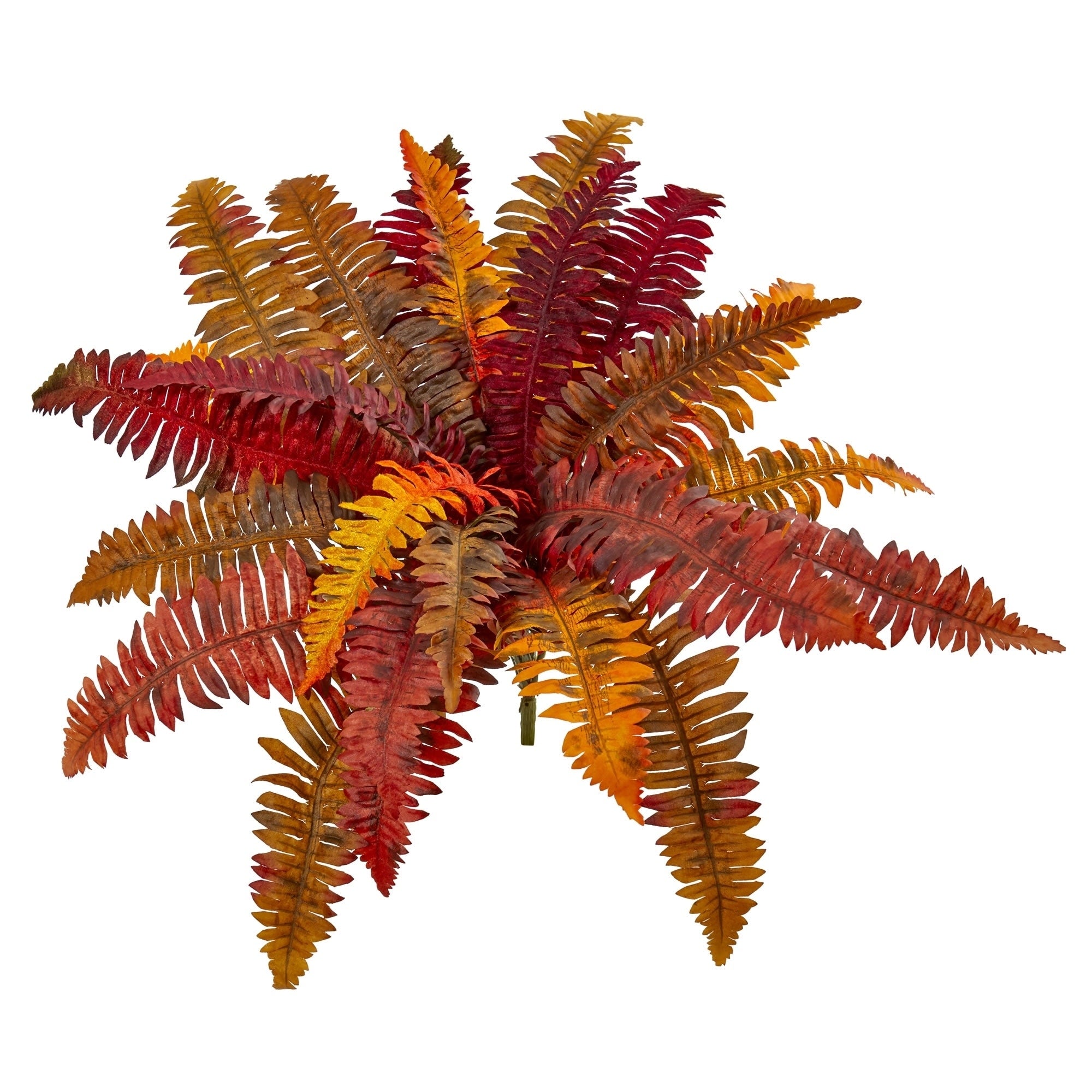 20 Autumn Boston Fern Artificial Plant Set Of 3