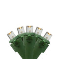 20 Count Led Warm White Wide Angle Christmas Lights 9.5 Ft Green Wire N A