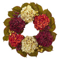 20 Hydrangea Berry Artificial Wreath