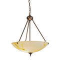 20 In. Wide Corinth White Marble Inverted Pendant