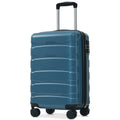 20 Inch Hardshell Abs Carry On Luggage Durable Expandable Travel Suitcase With Spinner Wheels Tsa Lock