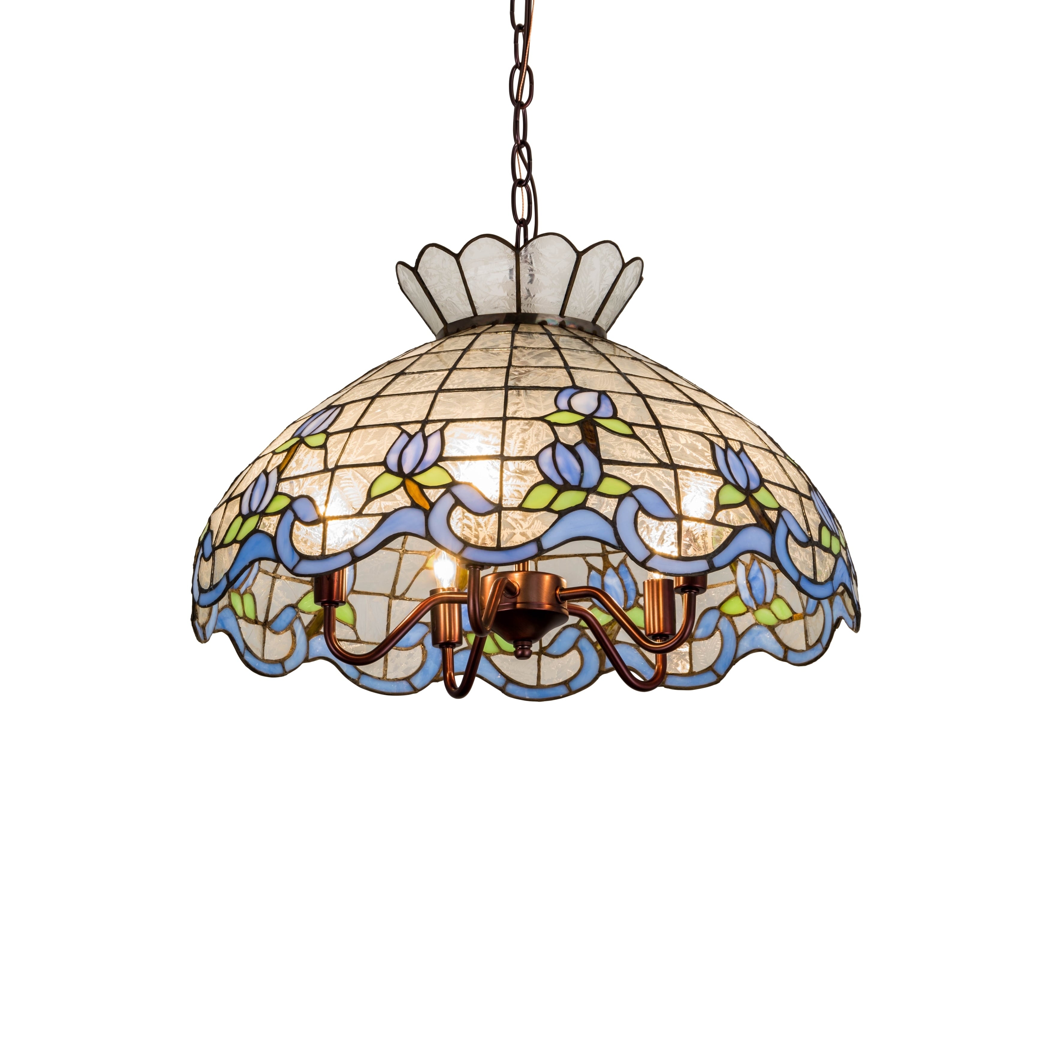 20 Inch Wide Roseborder Pendant