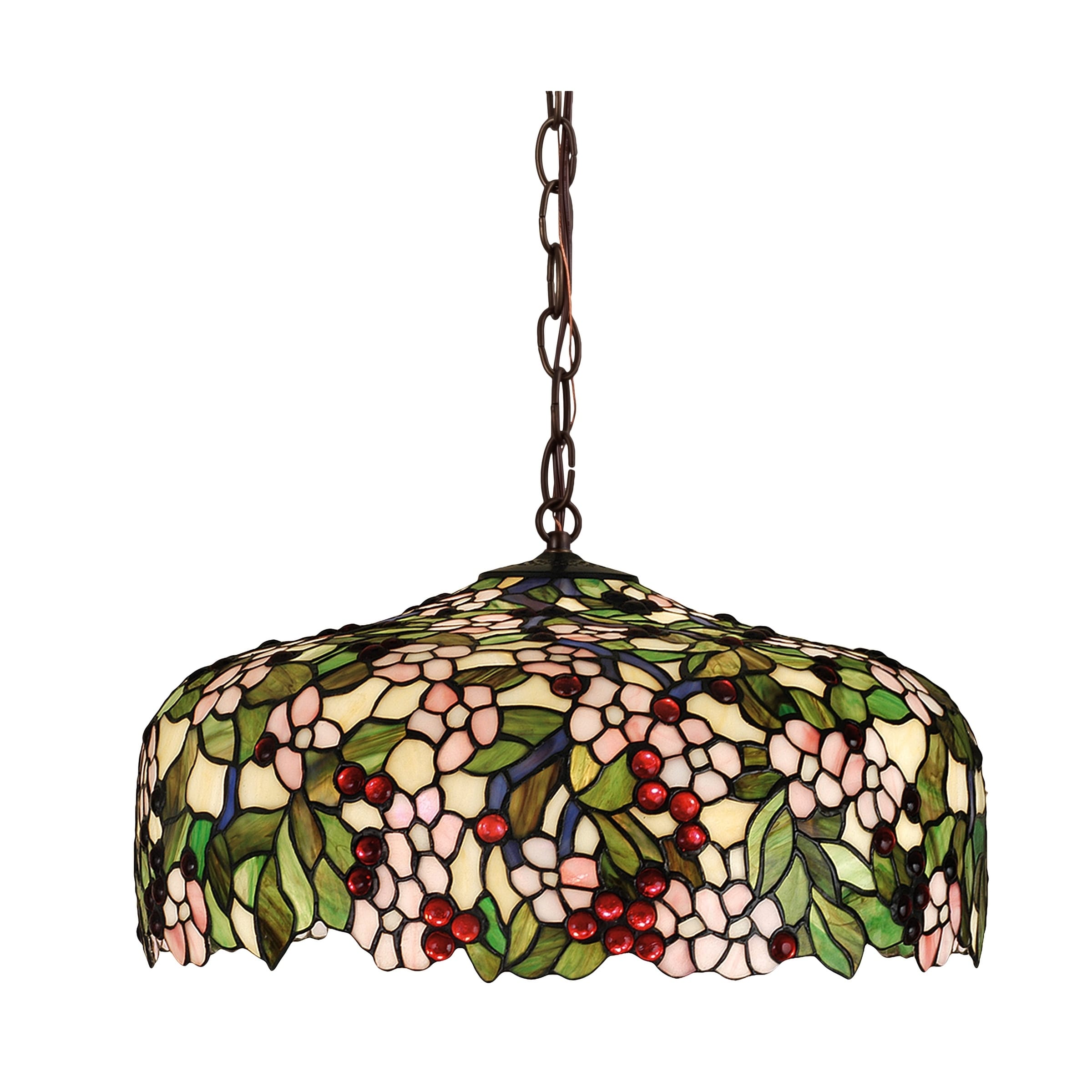 20 Inch Wide Tiffany Cherrry Blossom Pendant.602
