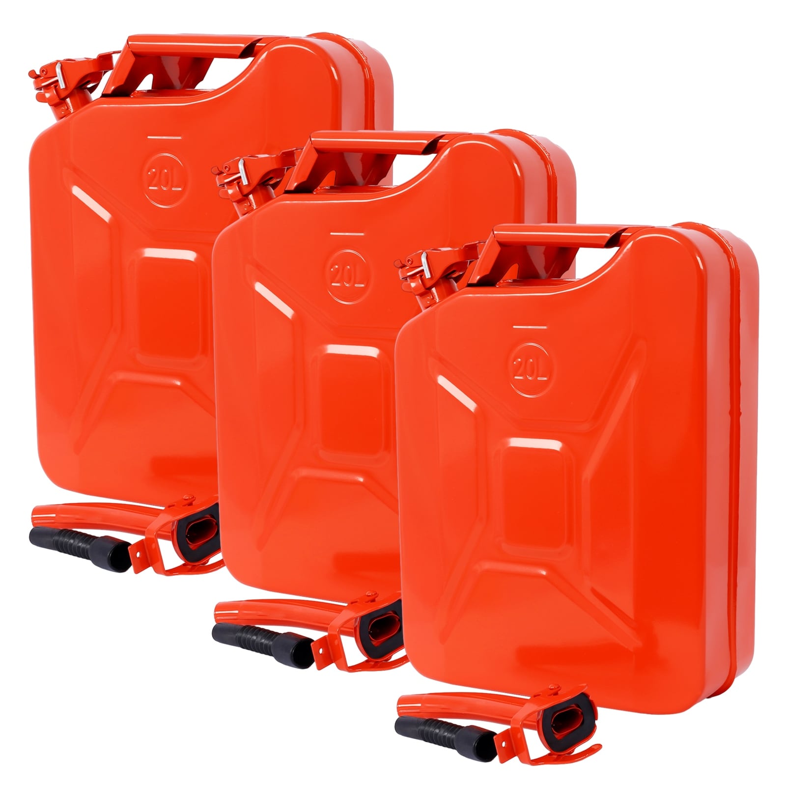 20 Liter 5 Gallon Jerry Fuel Can With Flexible Spout Portable Jerry Cans Fuel Tank Steel Fuel Can