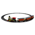 20 Piece Battery Operated Red And Orange Animated Classic Christmas Train Set With Sound N A
