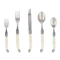 20 Piece Laguiole Faux Ivory Flatware Set By French Home