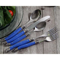 20 Piece Laguiole French Blue Flatware Set By French Home