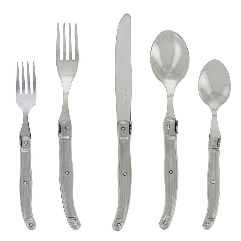 French Home Laguiole 20 Piece Stainless Steel Flatware Set