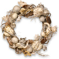 National Tree Company Rattan 20 Inch Pumpkin And Pinecone Wreath