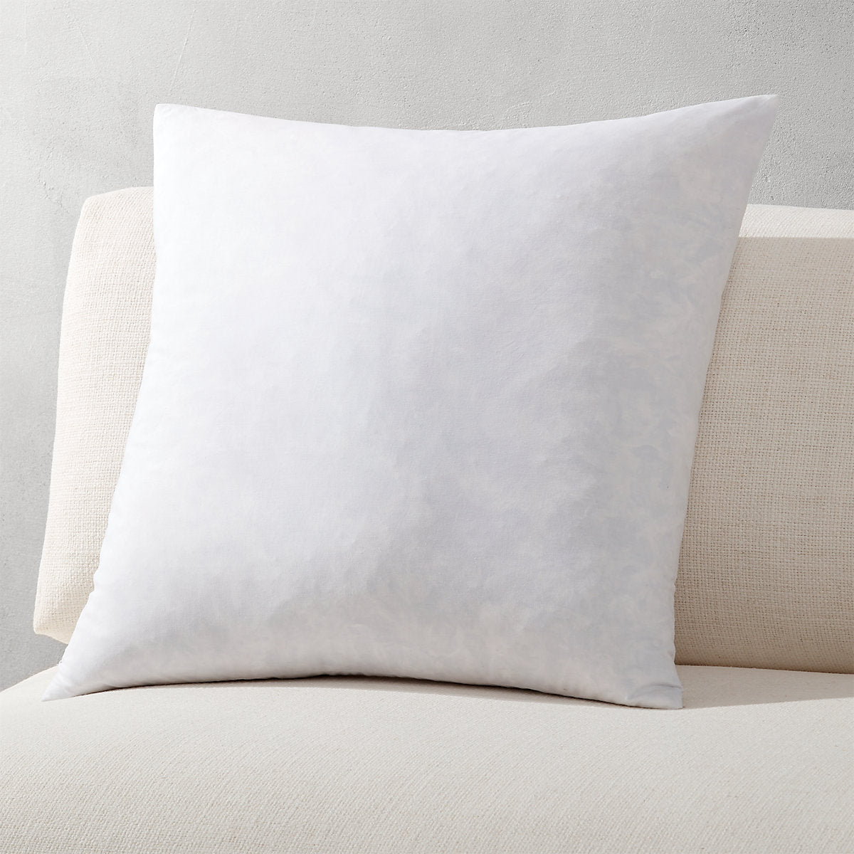 Feather-Down Lumbar Pillow Insert 18inx12in