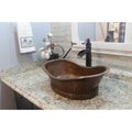 Premier Copper Products Bath Tub Vessel Hammered Copper Sink