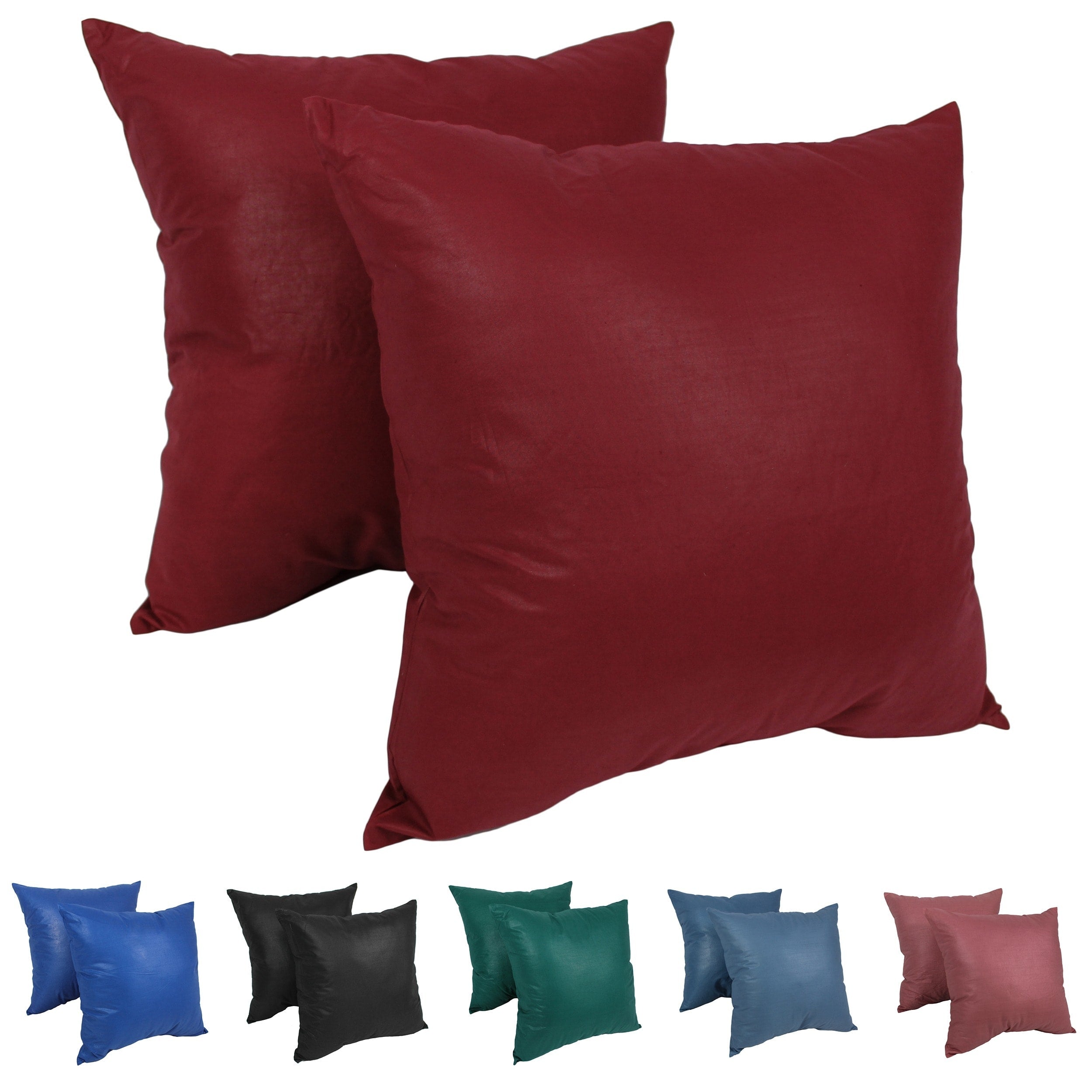 Blazing Needles Chintz 20 Inch Throw Pillow Set Of 2
