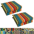 Blazing Needles 20 Inch Indoor Outdoor Chair Cushion Set Of 4 20 X 19