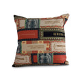 20 X 20 Inch Cigar Box Collage 2 Geometric Print Pillow
