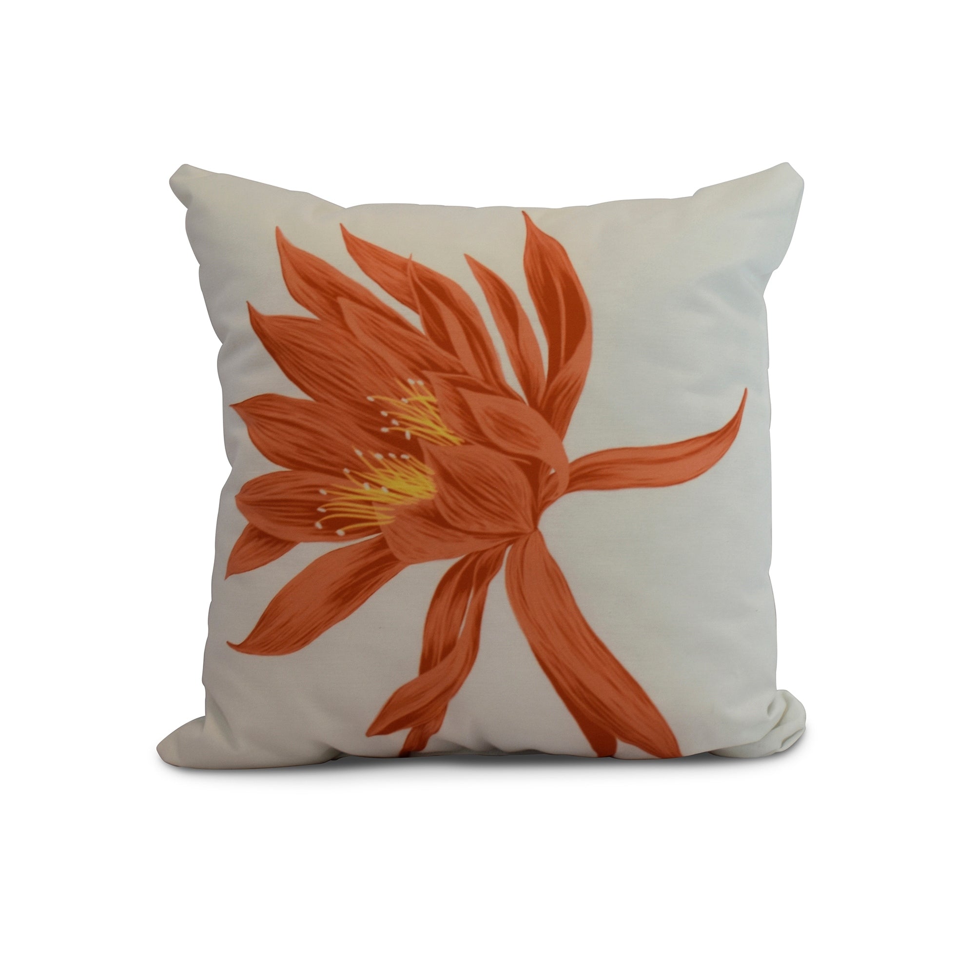 20 X 20 Inch Hojaver Floral Print Outdoor Pillow