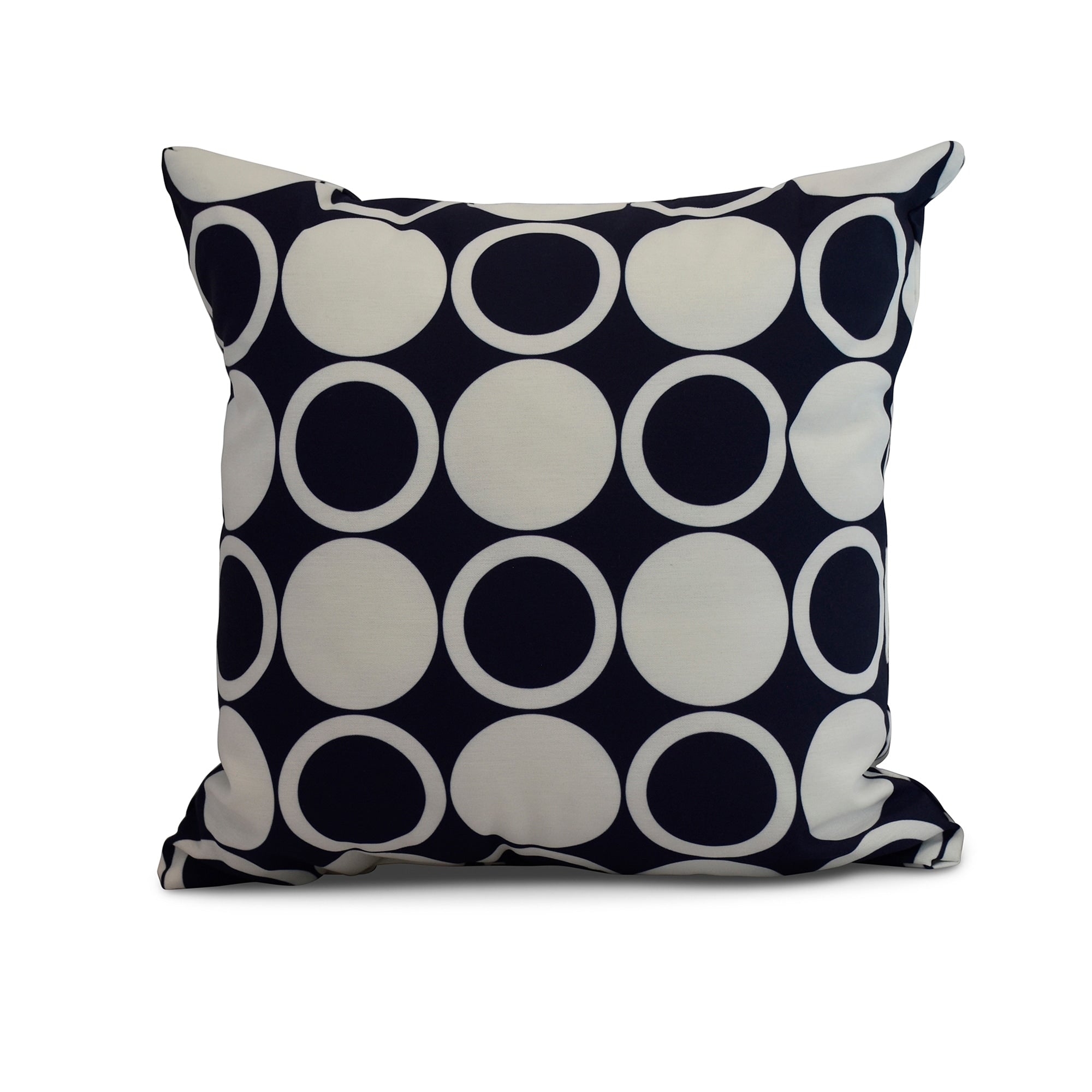20 X 20 Inch Small Modcircles Geometric Print Outdoor Pillow