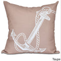 Anchored Geometric Print 20 X 20 Inch Outdoor Pillow