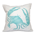 Crab Animal Print 20 X 20 Inch Outdoor Pillow