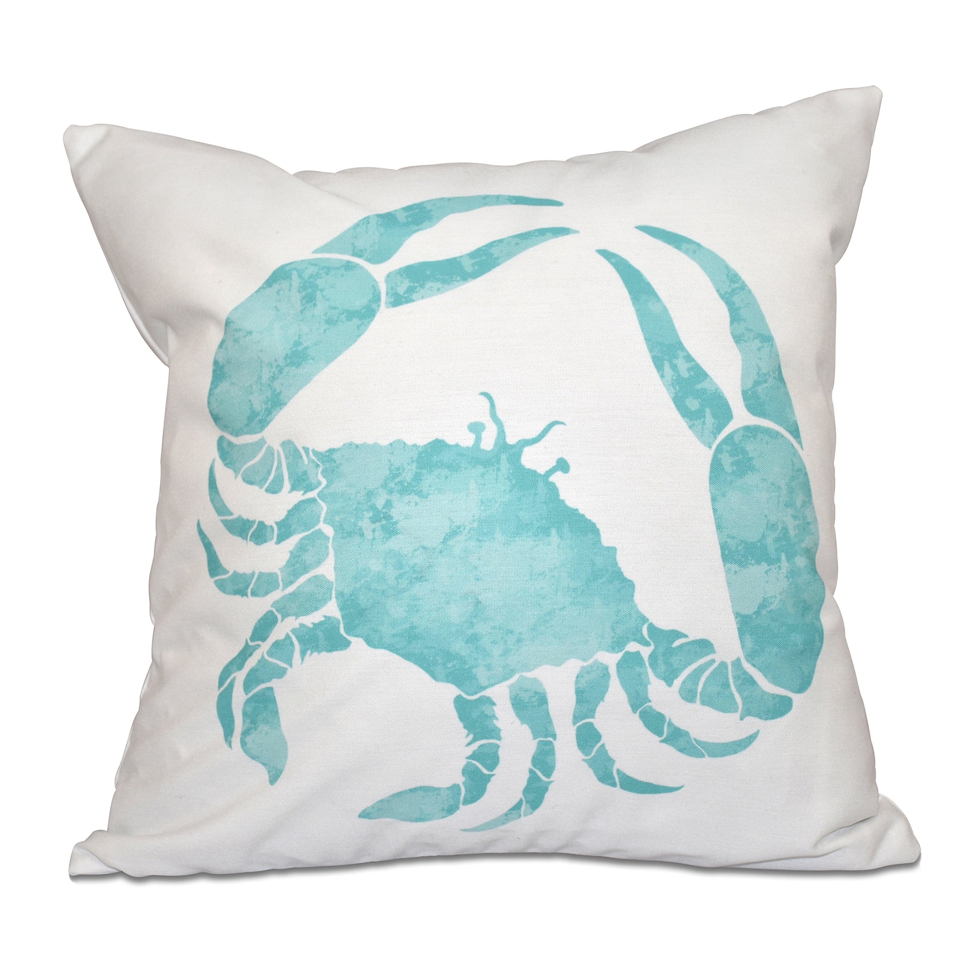 Crab Animal Print 20 X 20 Inch Outdoor Pillow