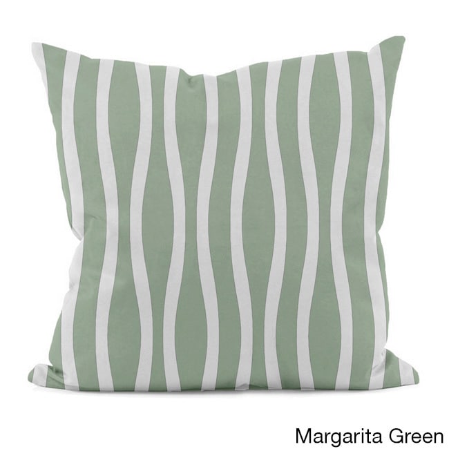 20 X 20 Inch Curvy Stripe Decorative Throw Pillow