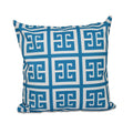 20 X 20 Inch Large Greek Key Print Geometric Decorative Throw Pillow