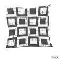 20 X 20 Inch Layered Geometric Print Decorative Throw Pillow